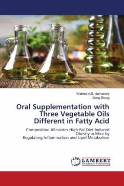 Oral Supplementation with Three Vegetable Oils Different in Fatty Acid