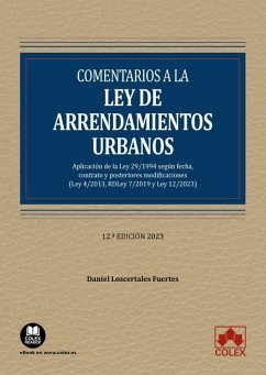 Cover Comentarios a la Ley de arrendamientos urbanos