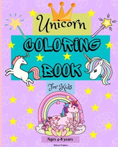 Unicorn Coloring Book for Kids ages 4-8 years - Rickblood, Malkovich