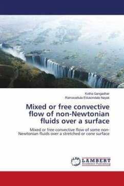 Mixed or free convective flow of non-Newtonian fluids over a surface