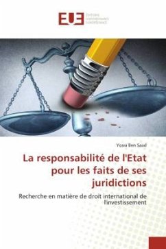 La responsabilité de l'Etat pour les faits de ses juridictions - Ben Saad, Yosra