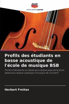 Profils des étudiants en basse acoustique de l'école de musique BSB - Freitas, Herbert