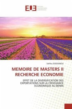 Cover MEMOIRE DE MASTERS II RECHERCHE ECONOMIE