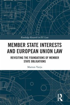 Cover Member State Interests and European Union Law (eBook, PDF)
