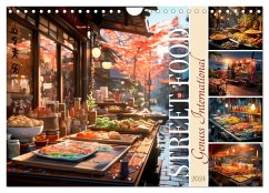 STREET FOOD Genuss International (Wandkalender 2024 DIN A4 quer), CALVENDO Monatskalender