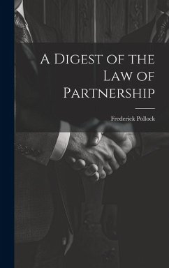 Cover A Digest of the Law of Partnership