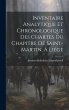 Inventaire Analytique et Chronologique... - Bild 1
