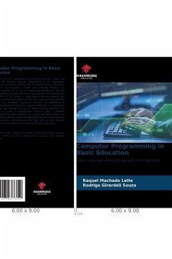 Computer Programming in Basic Education - Machado Leite, Raquel;Souza, Rodrigo Girardeli