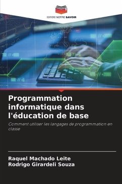 Programmation informatique dans l'éducation de base - Machado Leite, Raquel;Souza, Rodrigo Girardeli