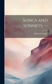 Songs and Sonnets. --