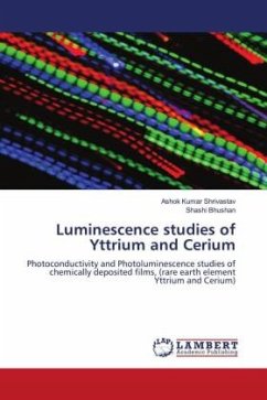 Luminescence studies of Yttrium and Cerium
