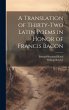 A Translation of Thirty-Two Latin Poems... - Bild 1