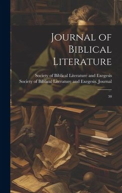 Journal of Biblical Literature: 30