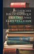 Recherches Bibliographiques Sue Des... - Bild 1