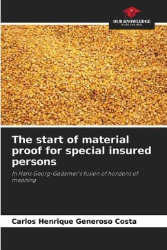 The start of material proof for special insured persons - Generoso Costa, Carlos Henrique