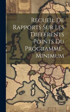 Cover Recueil de Rapports sur Les Différents Points du Programme-Minimum