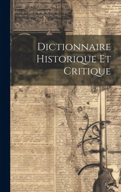 Cover Dictionnaire Historique et Critique
