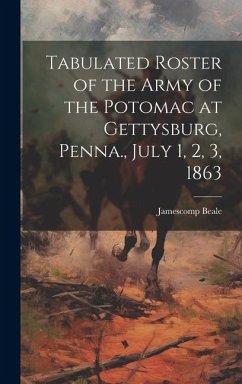 Tabulated Roster of the Army of the Potomac at Gettysburg, Penna., July 1, 2, 3, 1863 - Beale, Jamescomp