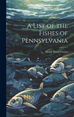 Cover A List of the Fishes of Pennsylvania