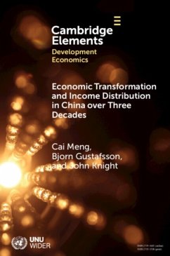 Economic Transformation and Income Distribution in China Over Three Decades - Meng, Cai (Minzu University of China); Gustafsson, Bjorn (Goteborgs Universitet, Sweden and IZA - Institute; Knight, John (University of Oxford and the Oxford Chinese Economy Pr