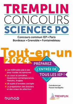 Tremplin Concours Sciences Po Tout-en-un 2024 (eBook, ePUB) - Vandepitte, Florent; Guigo, Pierre-Emmanuel; Leverbe, Judith; Roussel, Alexia