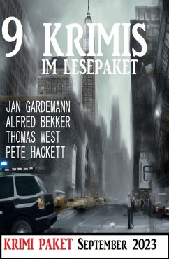 Cover 9 Krimis im Lesepaket September 2023 (eBook, ePUB)