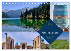 Zentralasien - Entlang der alten Seidenstraße (Tischkalender 2024 DIN A5 quer), CALVENDO Monatskalender - Leonhardy, Thomas