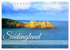 Südengland - On the road in Devon und Cornwall (Tischkalender 2024 DIN A5 quer), CALVENDO Monatskalender - Heß, Andrea