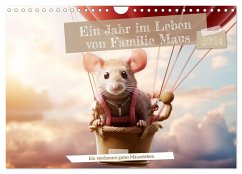 Ein Jahr im Leben von Familie Maus (Wandkalender 2024 DIN A4 quer), CALVENDO Monatskalender - Tapper, Daniela