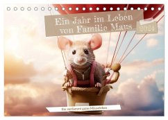 Ein Jahr im Leben von Familie Maus (Tischkalender 2024 DIN A5 quer), CALVENDO Monatskalender - Tapper, Daniela