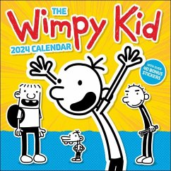 Wimpy Kid 2024 Wall Calendar with Over 40 Bonus Stickers - Kinney, Jeff