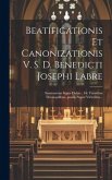 Beatificationis Et Canonizationis V. S. D. Benedicti Josephi Labre: Summarium Super Dubio... De Virtutibus Theologalibus...positio Super Virtutibus...
