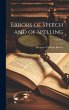 Errors of Speech and of Spelling;... - Bild 1