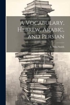 Cover A Vocabulary, Hebrew, Arabic, and Persian