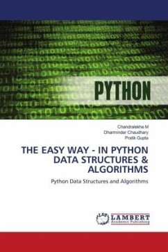 THE EASY WAY - IN PYTHON DATA STRUCTURES & ALGORITHMS - M, Chandralekha;Chaudhary, Dharminder;Gupta, Pratik