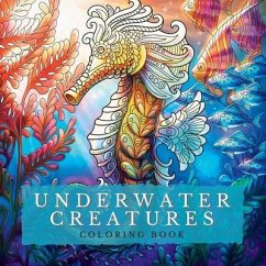 Underwater Creatures Coloring Book: Marine Depths-Dive into a World of Captivating Coloring Pages with Stunning Depictions of the Deep Blue World Amon - Artphoenix