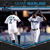Miami Marlins 2024 12x12 Team Wall Calendar