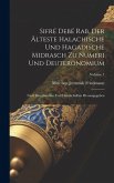 Sifré debé Rab, der älteste halachische und hagadische Midrasch zu Numeri und Deuteronomium; nach Druckwerken und Handschriften herausgegeben; Volume