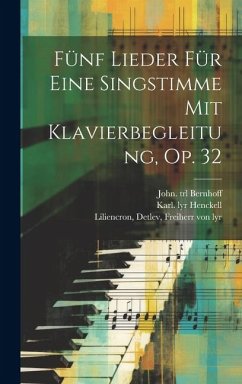 Fünf Lieder Für Eine Singstimme Mit Klavierbegleitung, Op. 32 - Strauss, Richard