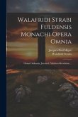 Walafridi Strabi Fuldensis Monachi Opera Omnia: Glossa Ordinaria, Jeremiah, Matthew-revelation ...