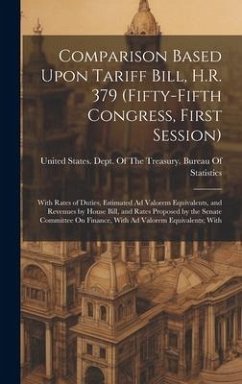 Comparison Based Upon Tariff Bill, H.R. 379 (Fifty-Fifth Congress, First Session): With Rates of Duties, Estimated Ad Valorem Equivalents, and Revenue