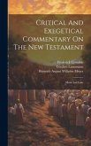 Critical And Exegetical Commentary On The New Testament: Mark And Luke