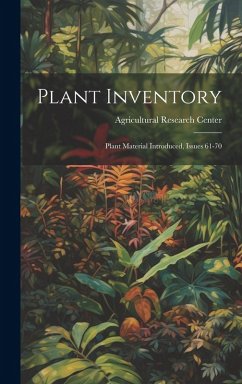 Cover Plant Inventory: Plant Material Introduced, Issues 61-70