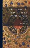 Maldonat Et L'université De Paris Au Xvie Siècle