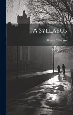 A Syllabus - Hockett, Homer C.