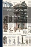 Explication Des Termes D'architecture