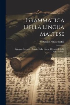 Grammatica Della Lingua Maltese: Spiegata Secondo I Principj Delle Lingue Orientali E Della Lingua Italiana - Panzavecchia, Fortunato