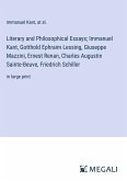 Literary and Philosophical Essays; Immanuel Kant, Gotthold Ephraim Lessing, Giuseppe Mazzini, Ernest Renan, Charles Augustin Sainte-Beuve, Friedrich Schiller