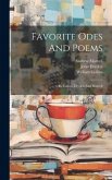 Favorite Odes And Poems: By Collins, Dryden And Marvell