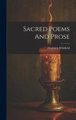 Sacred Poems And Prose - Whitfield, Frederick